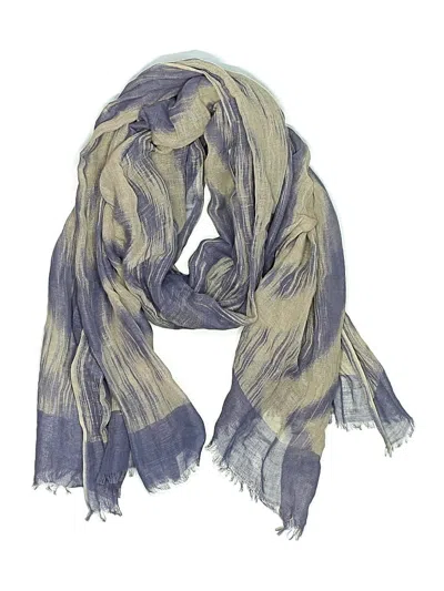 Pre-owned Unbranded Scarf In Blue