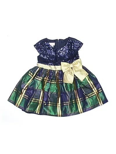 Pre-owned Bonnie Baby Kids' Dress In Blue