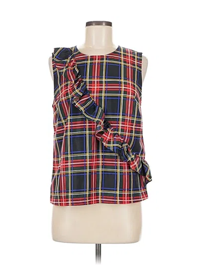 Pre-owned J.crew Factory Store Sleeveless T-shirt In Red