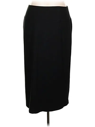 Pre-owned Jjill Formal Skirt In Black