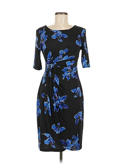 Pre-owned Connected Apparel Cocktail Dress In Blue
