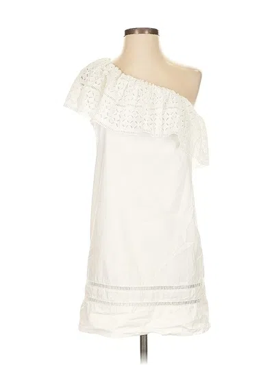 Pre-owned Abercrombie & Fitch Cocktail Dress In White