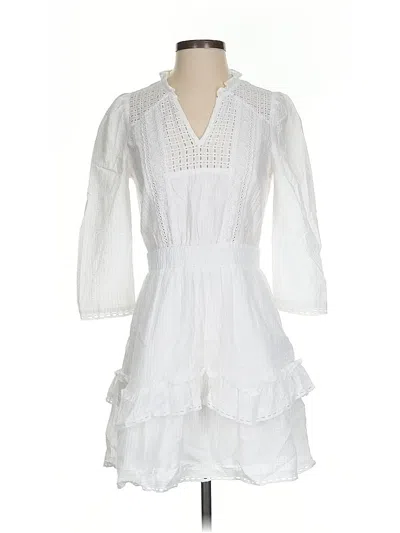 Pre-owned Heartloom Casual Dress In White