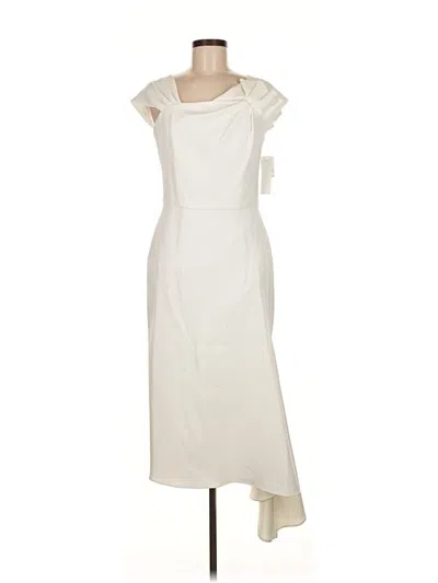 Pre-owned Shoshanna Cocktail Dress In White