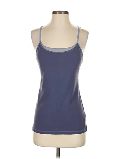 Pre-owned Lululemon Athletica Active Tank Top In Blue