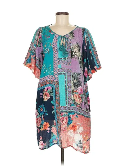 Pre-owned Tolani Casual Dress In Blue