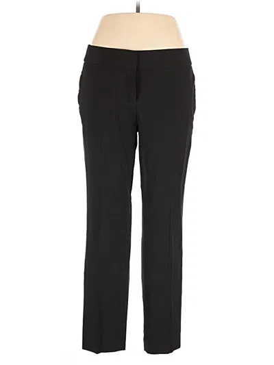 Pre-owned Le Suit Dress Pants In Black