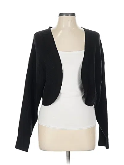 Pre-owned Dress Forum Cardigan Sweater In Black