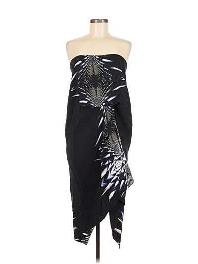 Pre-owned Bcbgmaxazria Cocktail Dress In Black