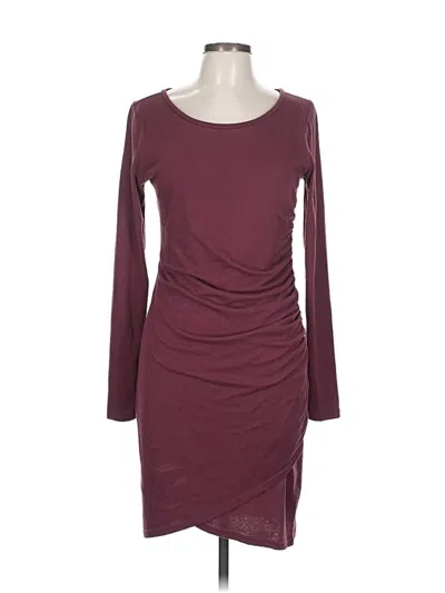 Pre-owned Leith Casual Dress In Burgundy