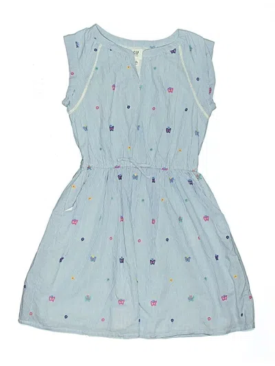 Pre-owned Gap Kids' Dress In Blue