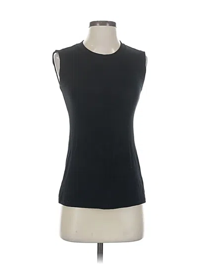 Pre-owned April Sleeveless T-shirt In Black