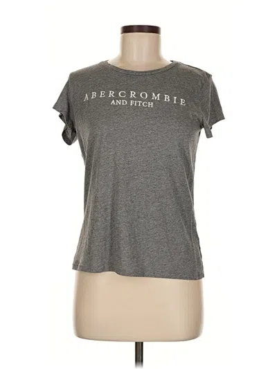 Pre-owned Abercrombie & Fitch Short Sleeve T-shirt In Gray
