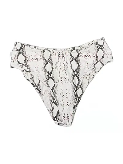 Pre-owned Unbranded Swimsuit Bottoms In White