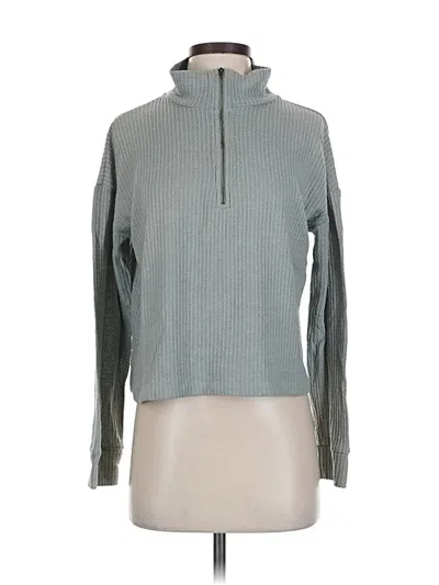 Pre-owned Aqua Turtleneck Sweater In Gray