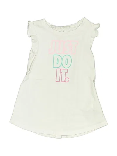 Pre-owned Nike Kids' Sleeveless T-shirt In White