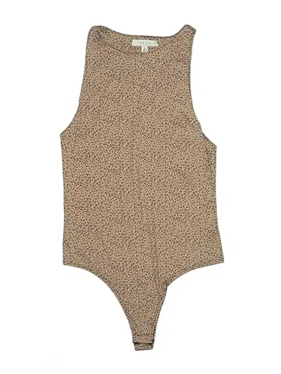 Pre-owned Gaze Bodysuit In Brown
