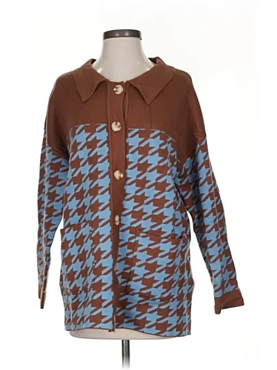 Pre-owned Little Lies Pullover Sweater In Brown