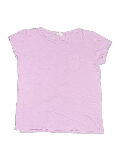 Pre-owned Crewcuts Kids' Short Sleeve T-shirt In Purple