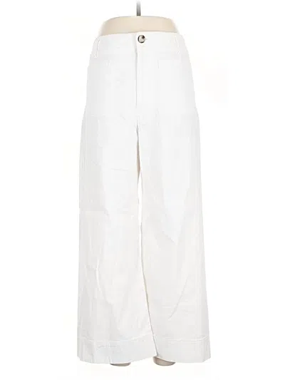 Pre-owned Maeve By Anthropologie Casual Pants In White