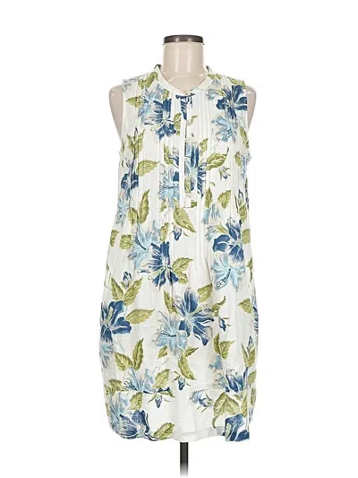 Pre-owned Faherty Casual Dress In White