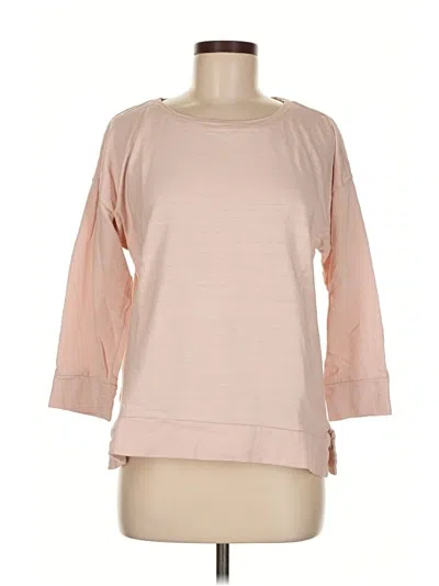 Pre-owned Ann Taylor Loft 3/4 Sleeve T-shirt In Pink