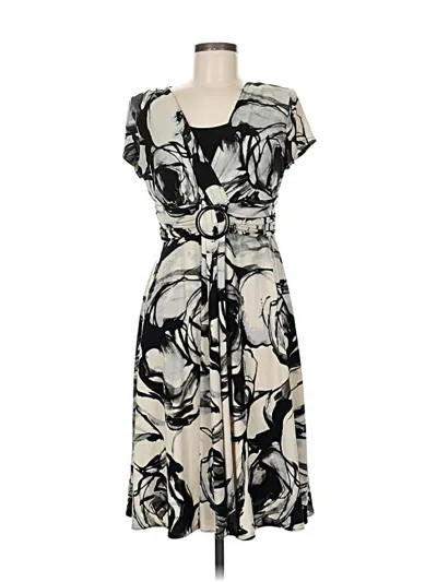 Pre-owned R & M Richards Casual Dress In Gray