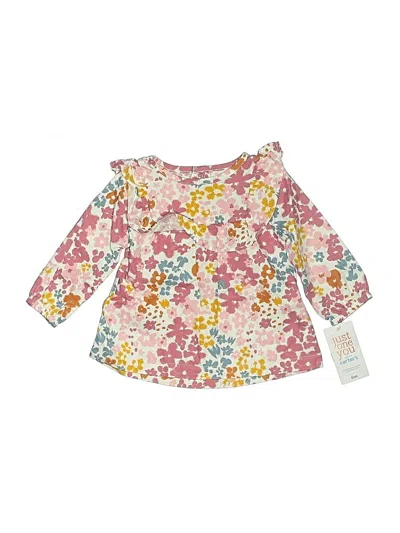 Just One You Made By Carter's 3/4 Sleeve Blouse In Pink