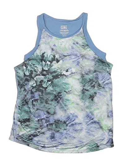 Pre-owned Athleta Girl Kids' Active Tank Top In Blue