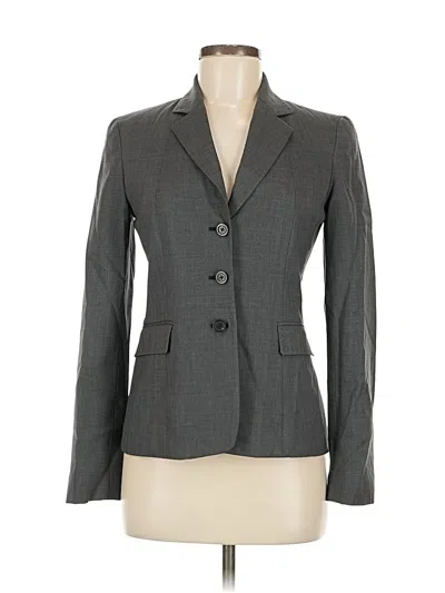 Pre-owned Elie Tahari Blazer Jacket In Gray