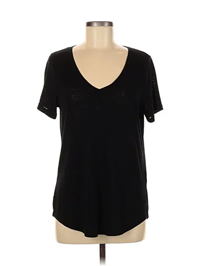 Pre-owned Athleta Short Sleeve T-shirt In Black