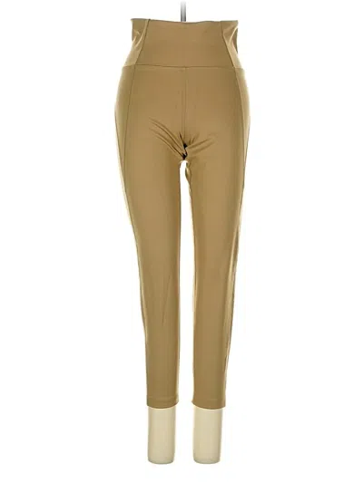 Pre-owned Girlfriend Collective Active Pants In Gold