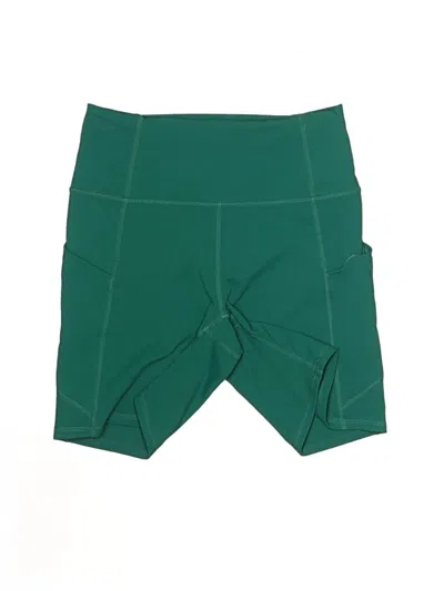 Pre-owned Fabletics Athletic Shorts In Green