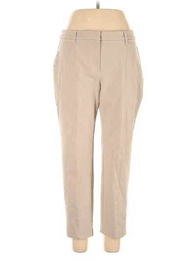 Pre-owned Jjill Casual Pants In Brown
