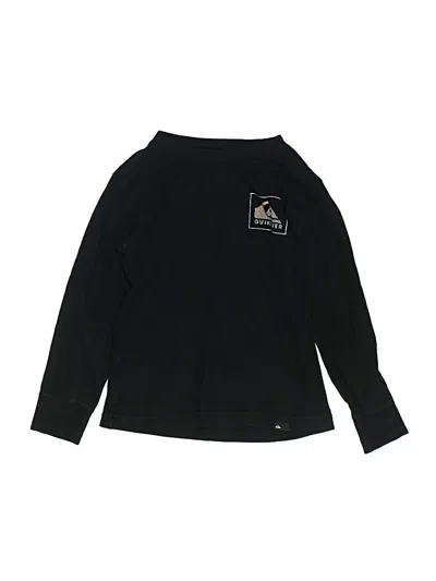 Pre-owned Quiksilver Kids' Long Sleeve Turtleneck In Black