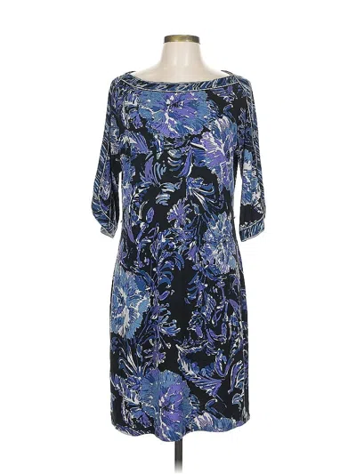 Pre-owned Tahari Casual Dress In Blue