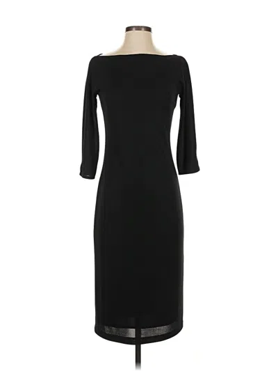 Pre-owned Laundry By Shelli Segal Cocktail Dress In Black