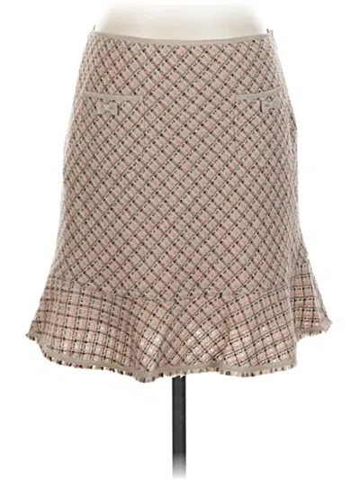 Pre-owned Elie Tahari Casual Skirt In Brown