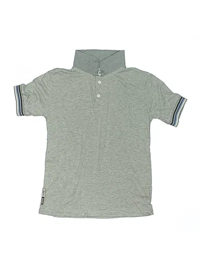 Pre-owned Vintage Havana Kids' Short Sleeve Polo Shirt In Gray
