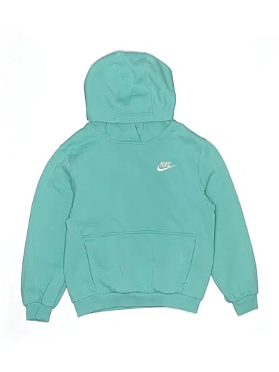 Pre-owned Nike Kids' Pullover Hoodie In Blue