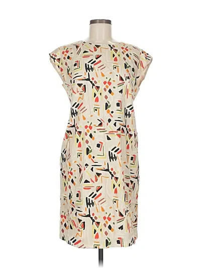 Pre-owned Mm. Lafleur Casual Dress In White