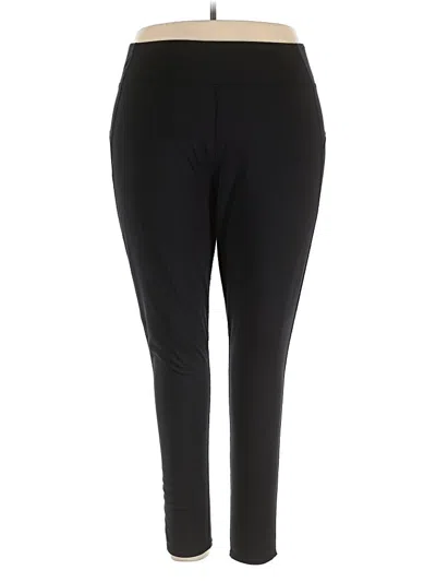 Pre-owned Cuddl Duds Active Pants In Black