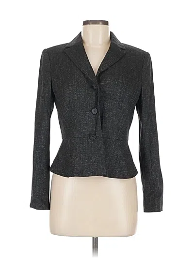 Pre-owned Ann Taylor Blazer Jacket In Gray