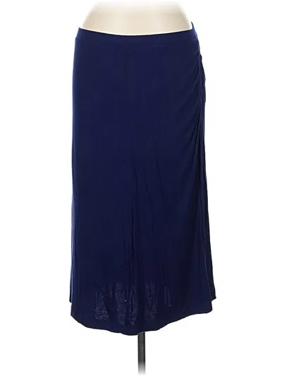 Pre-owned Maeve Formal Skirt In Blue