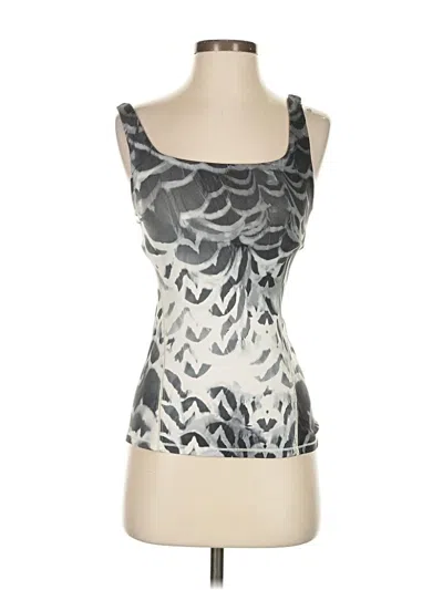 Pre-owned Lululemon Athletica Tank Top Gray Strapless Neckline Tops