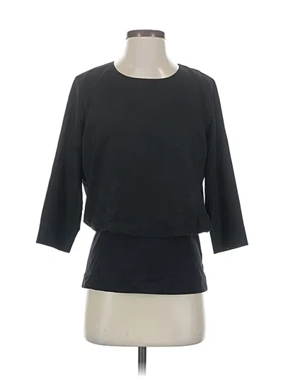 Pre-owned Cabi Long Sleeve Blouse In Gray