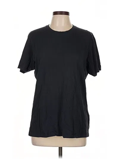 Pre-owned Uniqlo Short Sleeve T-shirt In Black