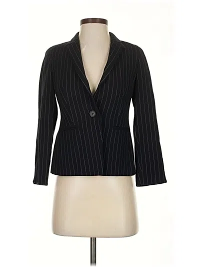 Pre-owned Ann Taylor Blazer Jacket In Black