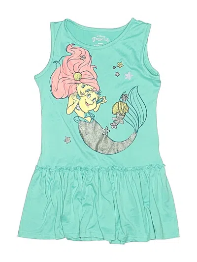 Pre-owned Disney Princess Kids' Dress In Blue