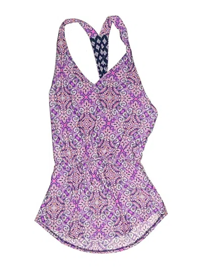 Pre-owned Vera Bradley One Piece Swimsuit In Purple